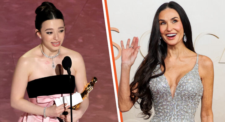Demi Moore Loses to ‘Anora’ Actress Mikey Madison in the Race for ‘Best Lead Actress’ at 2025 Oscars – Video