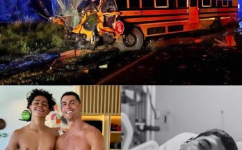 SAD NEWS: A serious traffic @ccident has just occurred when a school bus has overturned in Florida, many people di3d. Rescue teams are trying to find and they confirmed that among them is related to the child of famous football player Cristiano Ronaldo…lingcuteus