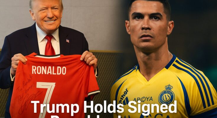 📰 Donald Trump Receives Signed Cristiano Ronaldo Jersey — A Global Sports Meets Politics Moment